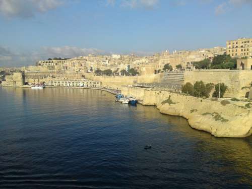 Malta Valletta Port Picturesque Mediterranean