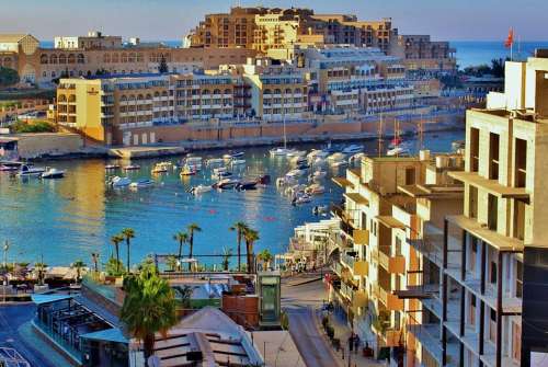 Malta Ocean Outside Water Architecture Sky Boats