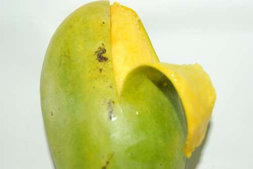 Mango Fruit Yellow Green Spring