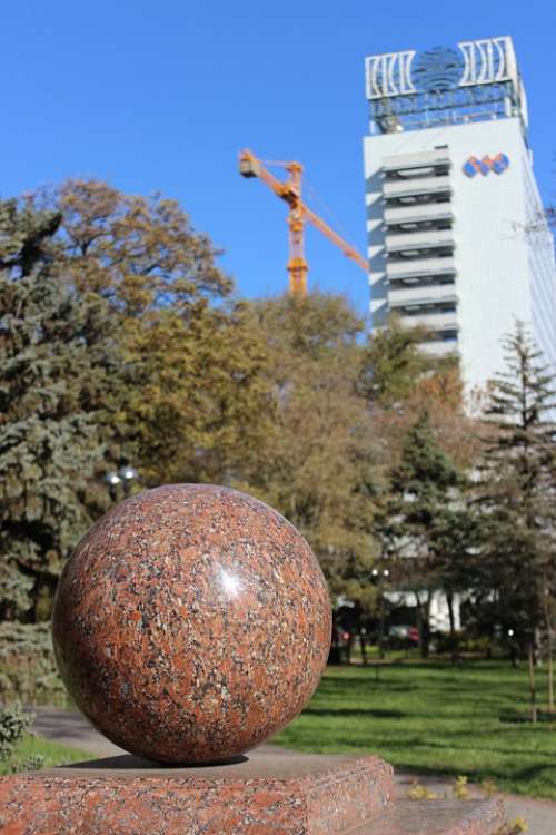 Marble Ball Trees Sky Rostov Na Donu