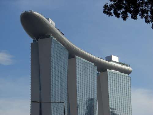 Marina Bay Sands Hotel Singapore Asia Architecture