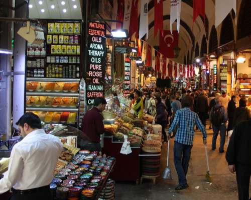 Market Bazaar Turkey Istanbul Buy Sell Trade