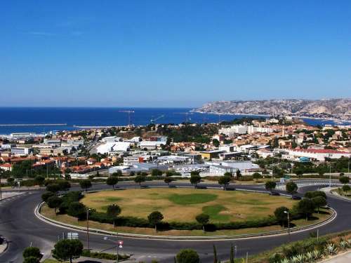 Marseille City Sea