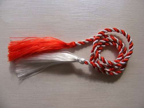 Martisor Red Rope White Objects Spring
