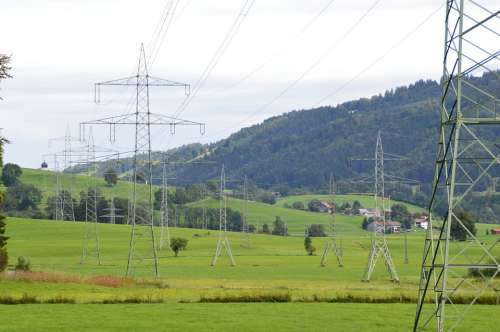 Masts Power Line Current Mast Energy Line