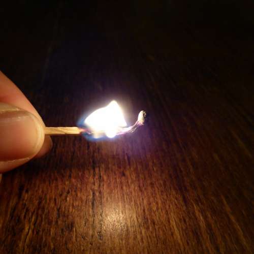 Match Fire Burn Flame Burning Down