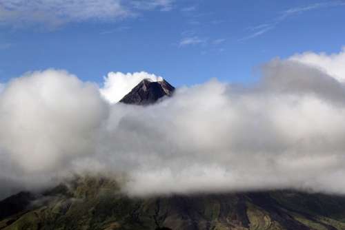 Mayon Volcano Volcano Ash Volcanic Ash Clouds