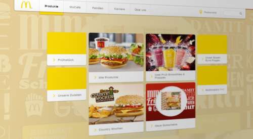 Mcdonalds Website Internet Screenshot Fast Food