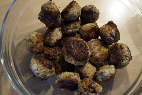 Meat Balls Meat Dumplings Koetbullar Fried Meat