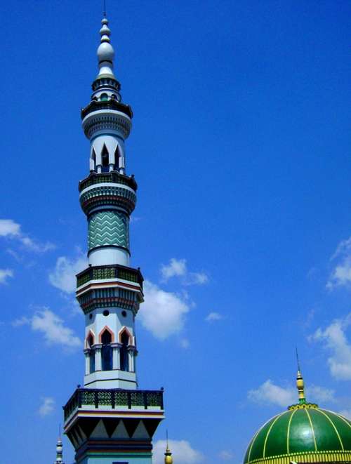 Menara Masjid Pagak Malang Jawa Timur Indonesia