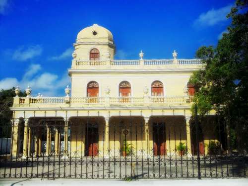 Merida Yucatan Mexico Palace Landmark Historic