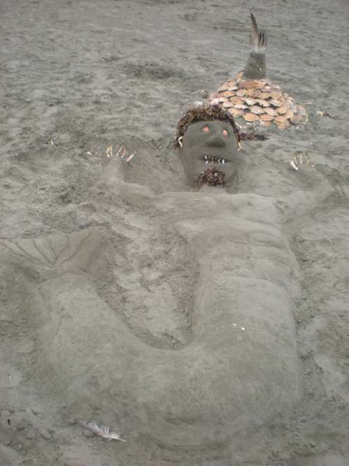 Mermaid Sand Mermaid Sand Art Beach Art Sandcastles