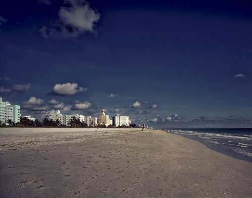 Miami Beach Florida Sea Ocean Water City Cities