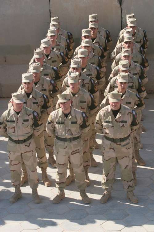 Military Troop Troops Infantry Soldiers