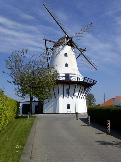 Mill Windmill Kolding Denmark Wind Coast