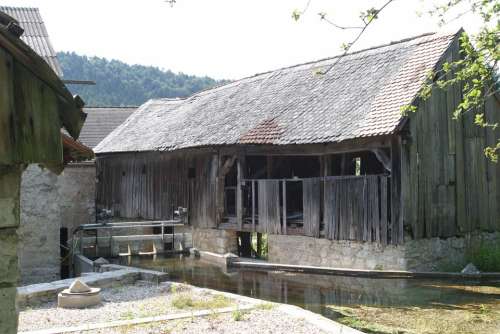 Mill Old Mill Altmühl Valley Mühlbach Barn Farm