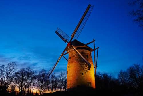 Mill Tower Windmill Windmill Historically