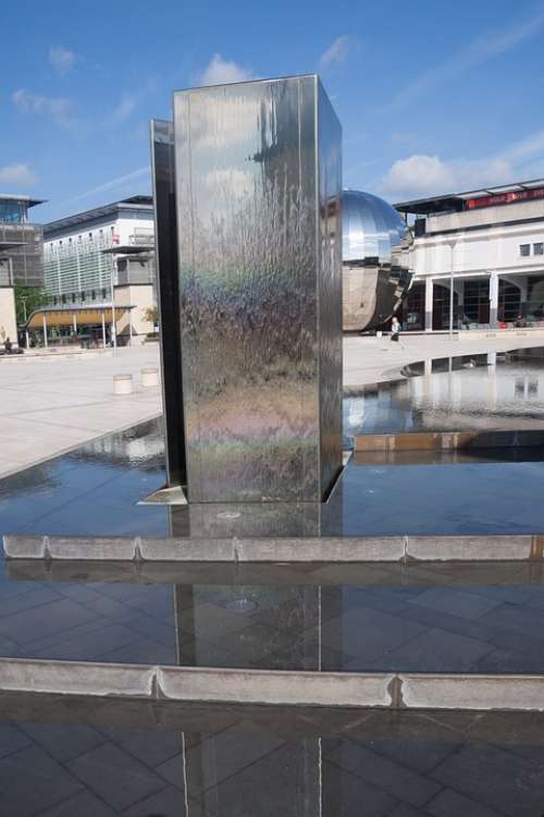 Millenium Space Bristol England Fountain