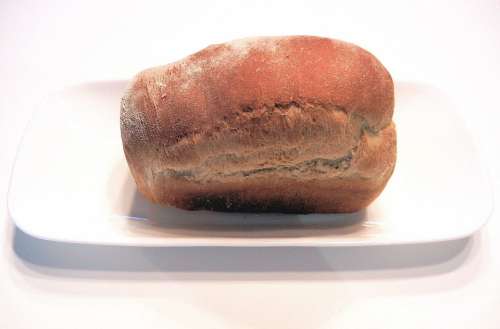 Mini Loaf White Bread Yeast Baked