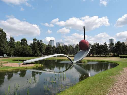 Minneapolis Minnesota Arts Spoon Cherry Park