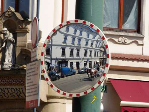 Mirror Reflection Street Urban