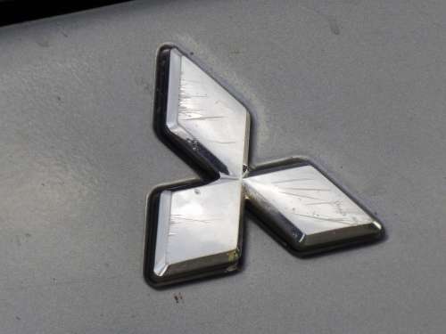 Mitsubishi Auto Car Logo Mask Symbol Sign Stamp