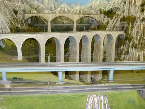 Modelling Model Railway Bridge Bridges Arch Valley