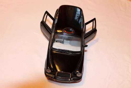 Model Car London Taxi Black Metal Car Toys