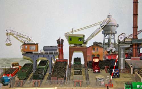 Model Layout Model Cranes Dock Cranes Coal Yard