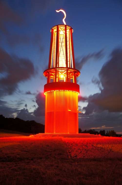 Moers Niederrhein Industry Industrial Heritage Red