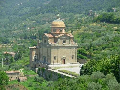 Monastery Nature Church Tuscany Chapel