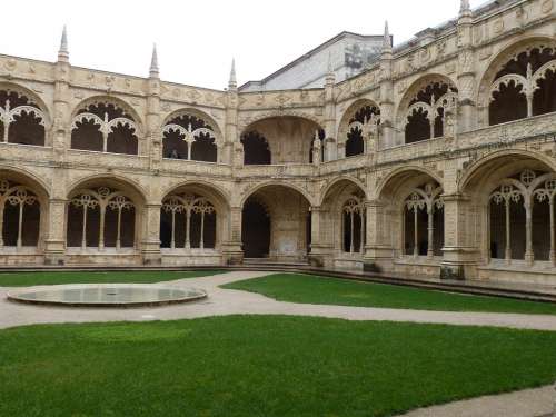 Monastery Architecture Historically Lisbon Lion