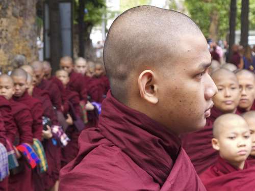 Monks Buddhism Garnet Eastern Religion