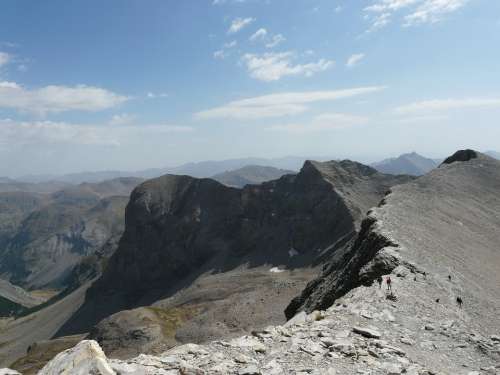 Mont Pelat Allos Lake Alps Mercantour Mountain