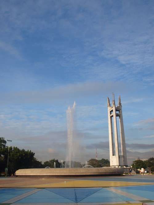 Monument Fountain Landmark City Manila Philippines
