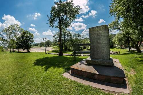 Monument Summer Poland Zeromski Kielce Ciekoty
