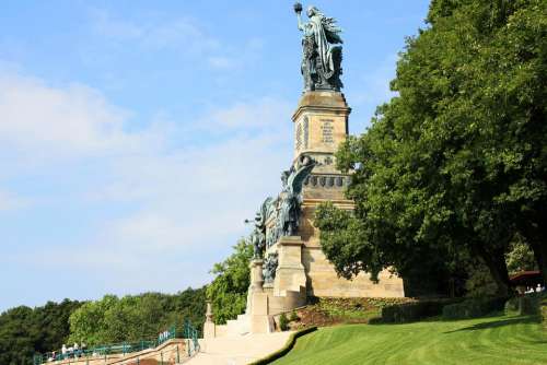 Monument The Niederwalddenkmal Germania Statue