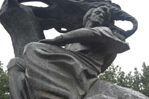 Monument The Statue Chopin Poland Musican Musician