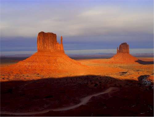 Monument Valley Rock Formations Nature Geological