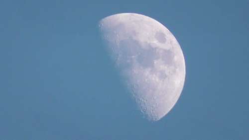 Moon Moon By Day Lunar Earth'S Natural Satellite