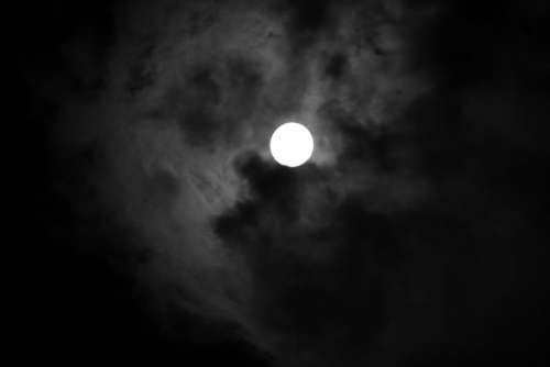 Moon Darkness Moonlight Night Mysticism Mystical