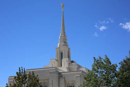 Mormon Temple Religion Utah Church Monument Usa
