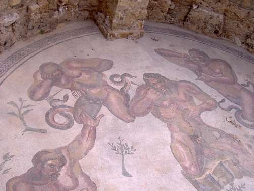 Mosaic Piazza Armerina Sicily Enna Restoration