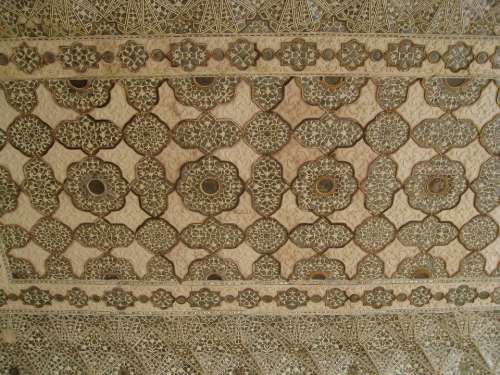 Mosaic Marble Texture Palace India Architecture