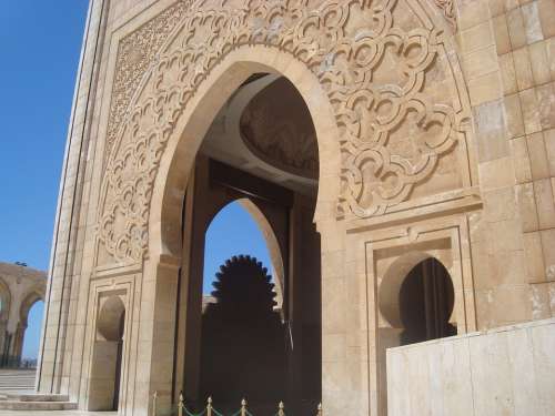 Mosque Casablanca Morocco Africa Hassan Ii