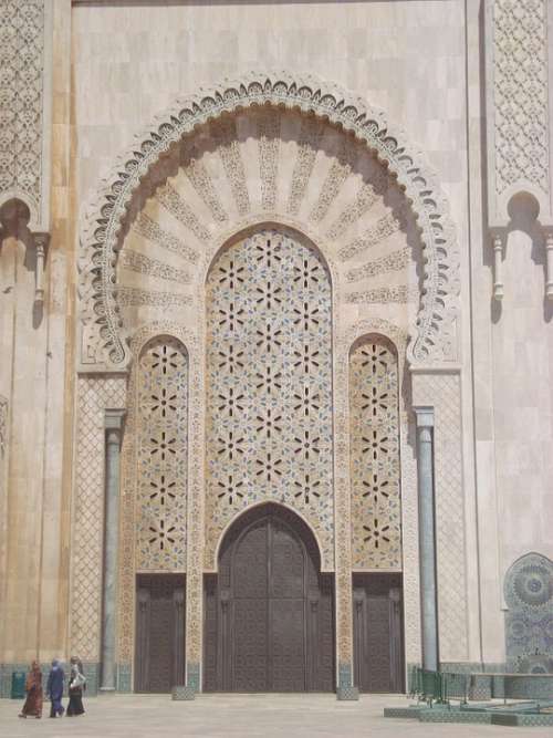 Mosque Casablanca Morocco Africa Hassan Ii