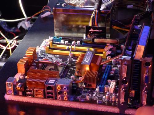 Motherboard Mobo Usb Sata Audio Chipset Processor