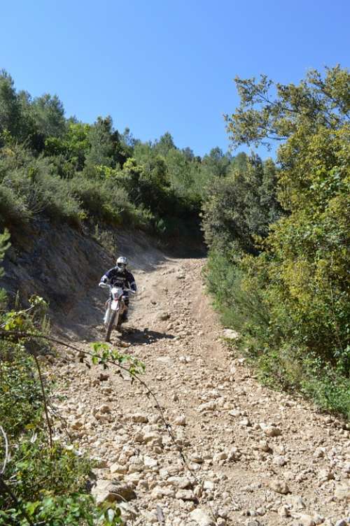 Moto Biker Mountain