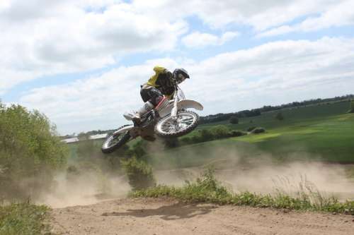 Moto Cross Motorbike Sports Jump Power Outdoor