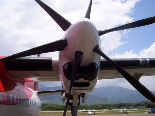Motor Plane Propelas Helice Turborhelice Aviation